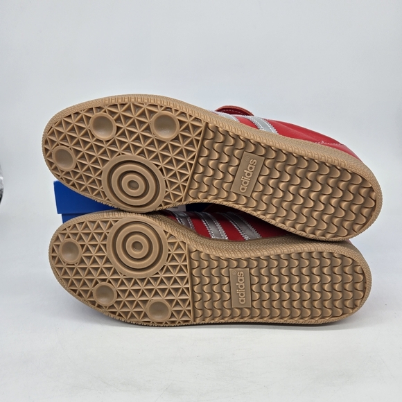 New adidas Samba LT Better Scarlet Silver Women's Shoes Size 9.5 - Picture 7 of 8